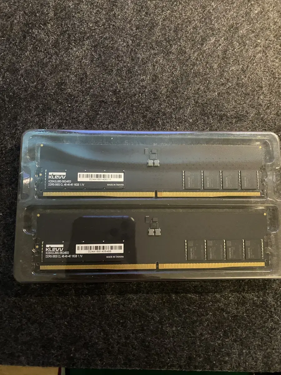 klevv ddr5-5600 cl46 16gb 2개(32gb) 팝니다